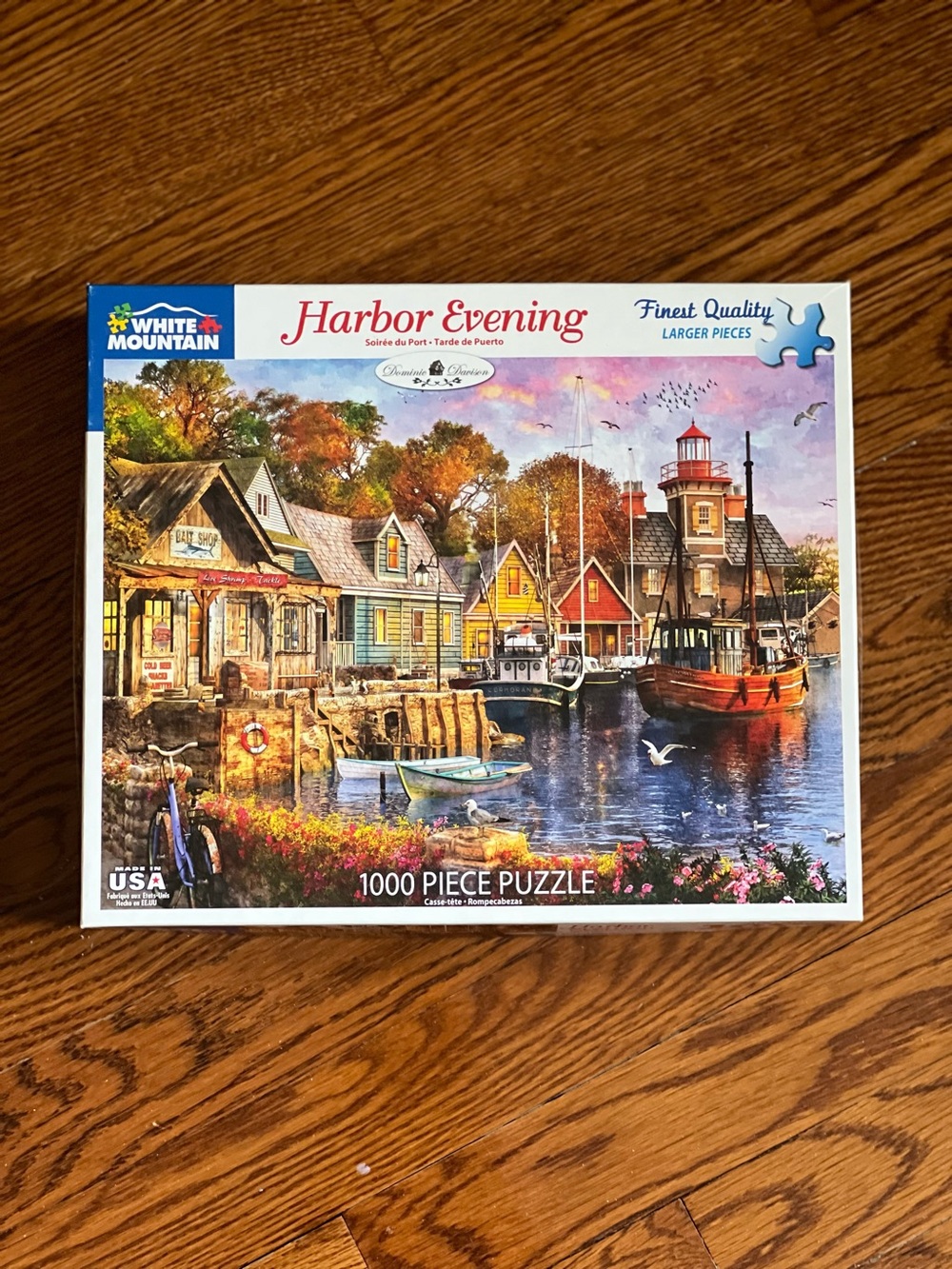 White Mountain Harbor Evening Puzzle /1000 Pieces